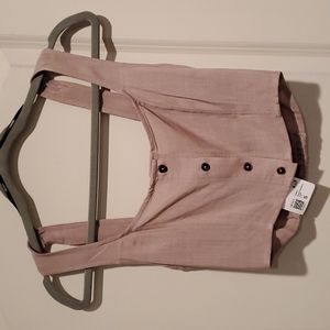 Forever 21 Two-Piece Dress, NWT, Front Button, Taupe, Size Small